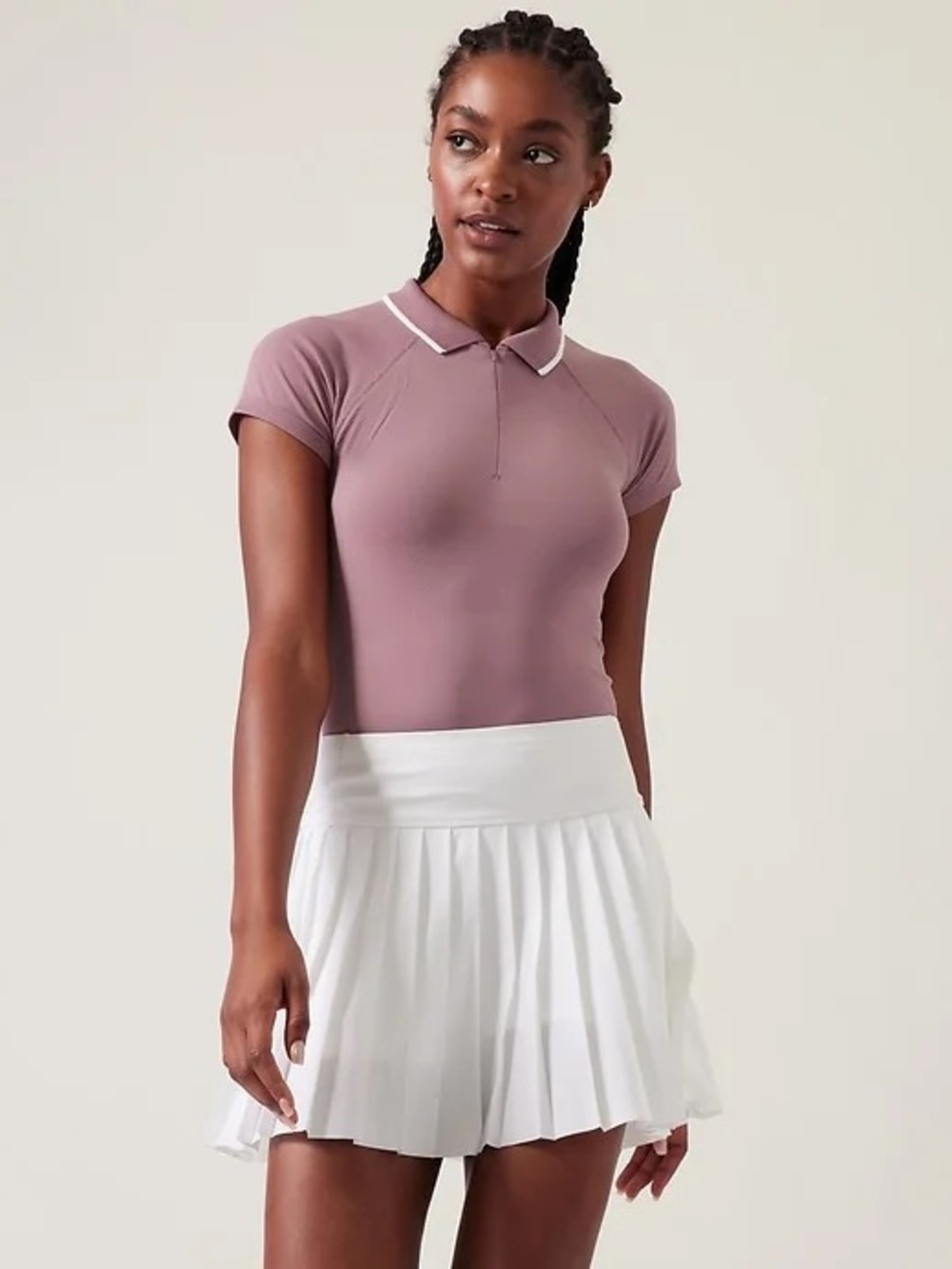Athleta Momentum Polo Tee, sz S